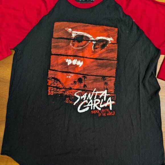 Lost Boys Santa Carla Cult Vampire Movie Men’s 2XL Raglan 3/4 Sleeve Shirt Read - Picture 3 of 16